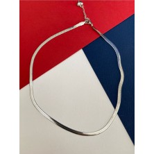 Pinery Jewels Çelik Kararmaz Italyan Kalın Zincir Kolye