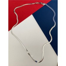 Pinery Jewels Çelik Kararmaz Italyan Kalın Zincir Kolye