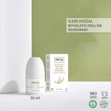 INCIA %100 Doğal Roll On Deodorant Beyazlatıcı Ter Kokusu Önleyici Lekesiz 50 ml X2 Adet