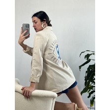 Minaaise  Nakışlı Blazer Ceket 25110
