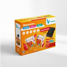 Magthreeon Kids çocuklar için Magnezyum ve Vitamin damla  Manyetik Tablet Hediyeli 2'li paket