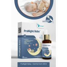 Pronight Baby Bebekler için Bitkisel Probiyotik, Doğal Rahatlatıcı ve Uyku Desteği 20 ml Şişe Damla Takviye Gıda