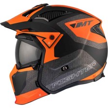 mt Streetfighter Sv Totem B4 Çene Açılır Kask