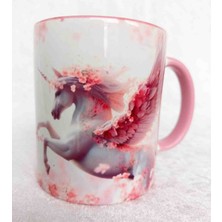 Mugs And Love Unicorn 2 Vintage Baskı Kupa