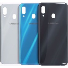 SDT Samsung A20 - A205 Arka Kapak Batarya Pil Kapağı (Mavi)