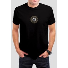 T-35 Viking Baskılı Siyah Unisex Tişört C326