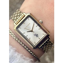 U.S. Polo Assn. 2082-03 Altın Çelik Kadın Kol Saati