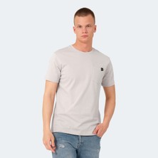 Slazenger VESELA Erkek Cepli Taş Gri Tişört