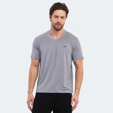 Slazenger KATRIINA Erkek Tişört Gri