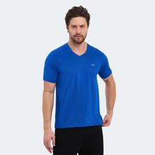 Slazenger KATRIINA Erkek Tişört Saks Mavi