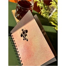 Esamore Concept Ahşap Kapaklı Ajanda Defter Günlük Spiralli Ahşap Kapaklı Defter