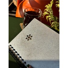 Esamore Concept Isminize Özel Ahşap Kapaklı Ajanda Defter Günlük Spiralli Ahşap Kapaklı Defter Anı Defteri