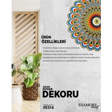 Esamore Concept Çiçek Mandala Duvar Dekorasyon