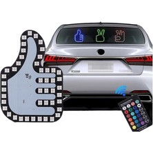 Drs Tuning Ok Işaretli Cam Ledi 8X12X12CM Rgb 7 Renkli Adet / LAAM661