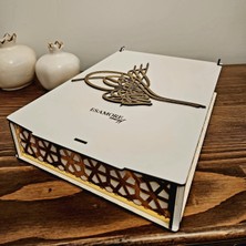 Esamore Concept Masa Üstü Kisiye Özel Hediyelik Masa Saati - Ahşap Protokol Saat - Hediyelik Kutu - Kutulu Saat