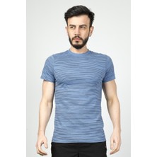 Cazador Bisiklet Yaka Çizgili Erkek Tişört Cdr 4014