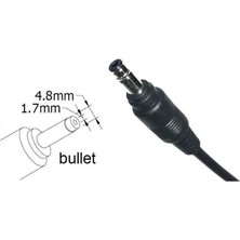 Koodmax Hp Bullet Ezik Uç Kademeli Uç Notebook Adaptör Şarj Aleti Tamir Kablosu - 4.8*1.7mm Dc Kablo