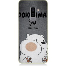 Teknomeg Samsung Galaxy S9 Plus Uyumlu Telefonuma Dokunma Desenli Silikon Kılıf