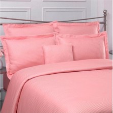 Sarev Solid Çizgili Saten Nev Tk Çk Pembe V5 Kutulu