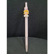 Es Dekor Girl Kırtasiye Hediyelik Gift Sihirli Anime Kız Tıklama Magic Dekoratif 1 Adet Jel Kalem Açık Pembe