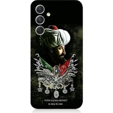 Teknomeg Samsung Galaxy S24 Uyumlu Fatih Sultan Mehmet Desenli Silikon Kılıf