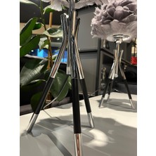 Valle De Diseno Gerçek Kuş Tüyü Tripod Anka Abajur 2'li Paket