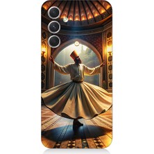 Teknomeg Samsung Galaxy A05S Uyumlu Mevlevi Semazen Desenli Silikon Kılıf