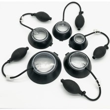 Mediterian Vakum Bell Slikonlu Göğüs Vakum Sistemi/kunduracı Göğsü/pektus Ekskavatum Vakum Pompası 13 cm