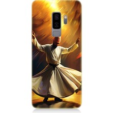 Teknomeg Samsung Galaxy S9 Plus Uyumlu Semazen Yapan Mevlevi Desenli Silikon Kılıf