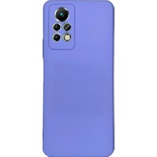 Bumudur Aksesuar Infinix Note 11 Pro Lila Yumuşak Silikon Kılıf