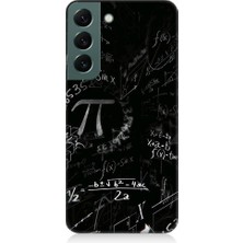 Teknomeg Samsung Galaxy S22 Uyumlu Pi ve Matematik Formülü Desenli Silikon Kılıf