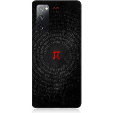 Teknomeg Samsung Galaxy S20 Fe Uyumlu Pi Sayısı ve Sonsuzluk Desenli Silikon Kılıf