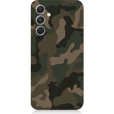 Teknomeg Samsung Galaxy S24 Plus Uyumlu Kamuflaj Desenli Silikon Kılıf