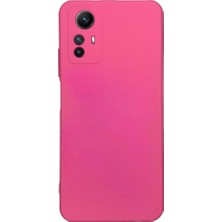 Bumudur Aksesuar Xiaomi redmi Note 12S Pembe Yumuşak Silikon Kılıf