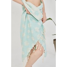 Cottoviva Hediyelik Pamuklu Pati Desenli Peştamal, Havlu, Hamam, Banyo, Plaj, Kadın, Erkek, Unisex
