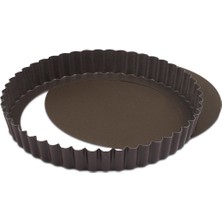 Mutfak Tart Kalıbı Yuvarlak Çıkma Tabanlı 30 cm