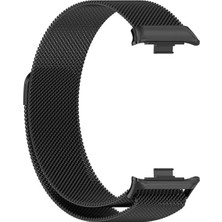 Clemon Xiaomi Redmi Watch 4 Uyumlu Metal Hasır Örgü Paslanmaz Kordon