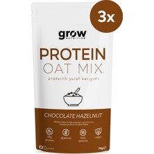 Grow Nutrition Protein Oat Mix - 3'lü Paket