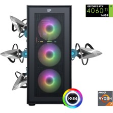 Güneysu Teknoloji Gaming R7-4060TI Ryzen 7800X3D 64G Ddr5 1tb SSD Rtx 4060Tİ 16G Oyun Bilgisayarı