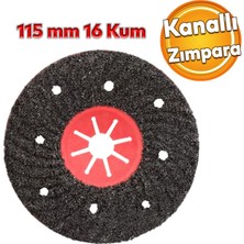 Badem10 Kanallı Zımpara Fox Ron 115 mm Taşlama Zımparalama Aşındırma