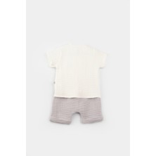 Bibaby 2'Li Şortlu Müslin Takım Lamb Friends