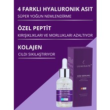 Luminate Hyaluronik Göz Altı Serumu Göz Çevresi Nemlendirici Yaşlanma Karşıtı 20 ml