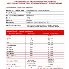 HS Eti Sodyum Bikarbonat Hayvan Sodası 25 kg