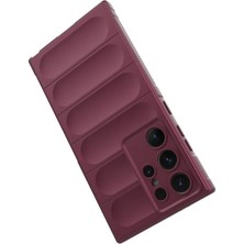 Newface Samsung Galaxy S24 Ultra Kılıf Optimum Silikon - Bordo 327107