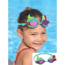 Çok Renkli Hydro Swim Çocuk Deniz Havuz Gözlüğü- Deniz Kızı Model ( 3 -7 Yaş Arası ) 21080