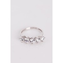 Çelikoğlu Kuyumculuk 8 Ayar Altın Kadın  Beş Taş Yüzük 1,78 gr