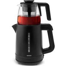 Siyah Tea Grande Xl Çay Makinesi ve Kettle Shiny Black 1-2 L  C / F 220 - 240 V 50 Hz / 60 Hz