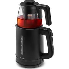 Siyah Tea Grande Xl Çay Makinesi ve Kettle Shiny Black 1-2 L  C / F 220 - 240 V 50 Hz / 60 Hz