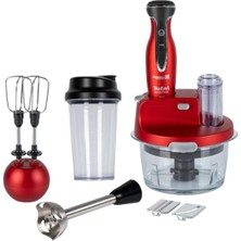 Tefal 220 - 240 V HB2335 Powelix Activflow Onthego Blender 1500 W Cam Hazneli Kırmızı Plastik 1200 Watt +