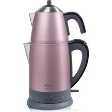 C / F AR3055 Çaycı 1800W Lux Çay Makinesi Dreamline Metal 220 - 240 V Pembe 500+ L  Klasik 1-2